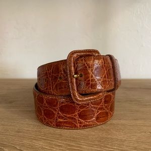 Vintage Prada Crocodile Belt